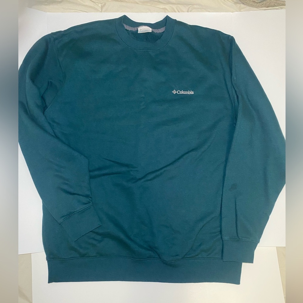 Columbia Men's Deep Teal Crewneck Sweater